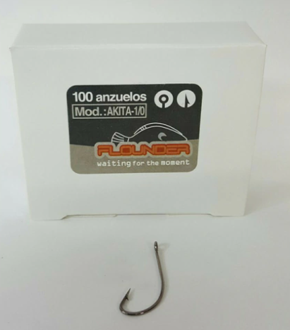 ANZUELO AKITA #1/0 X 100U