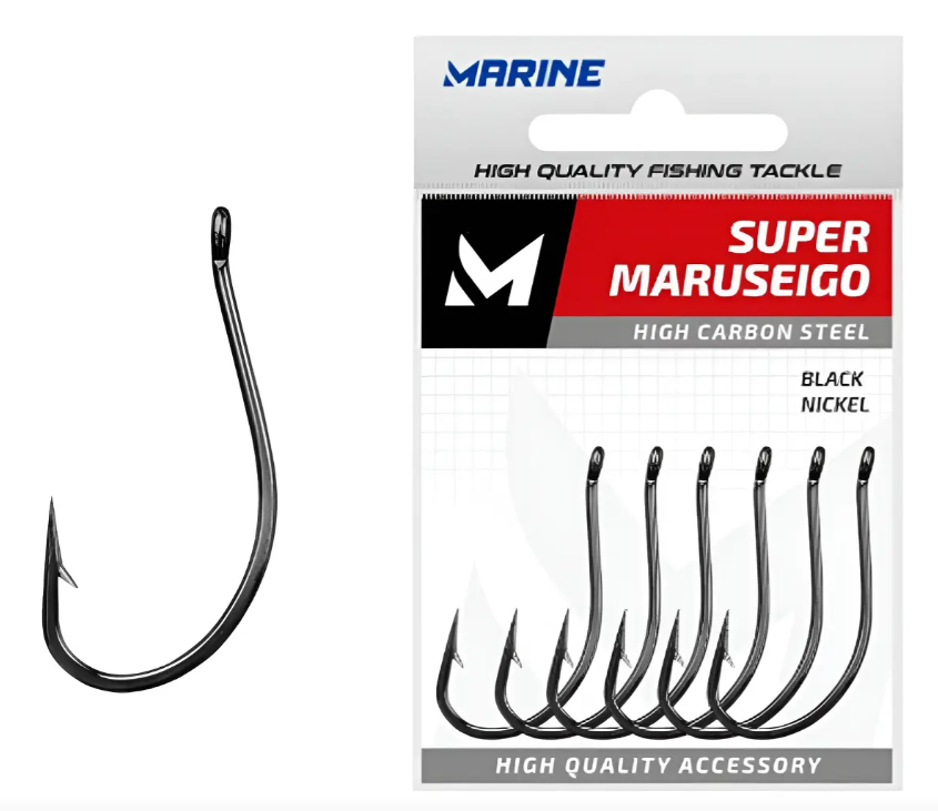 ANZUELO  BLISTER MARINE SUPER MARUSEIGO BLACK08X50U