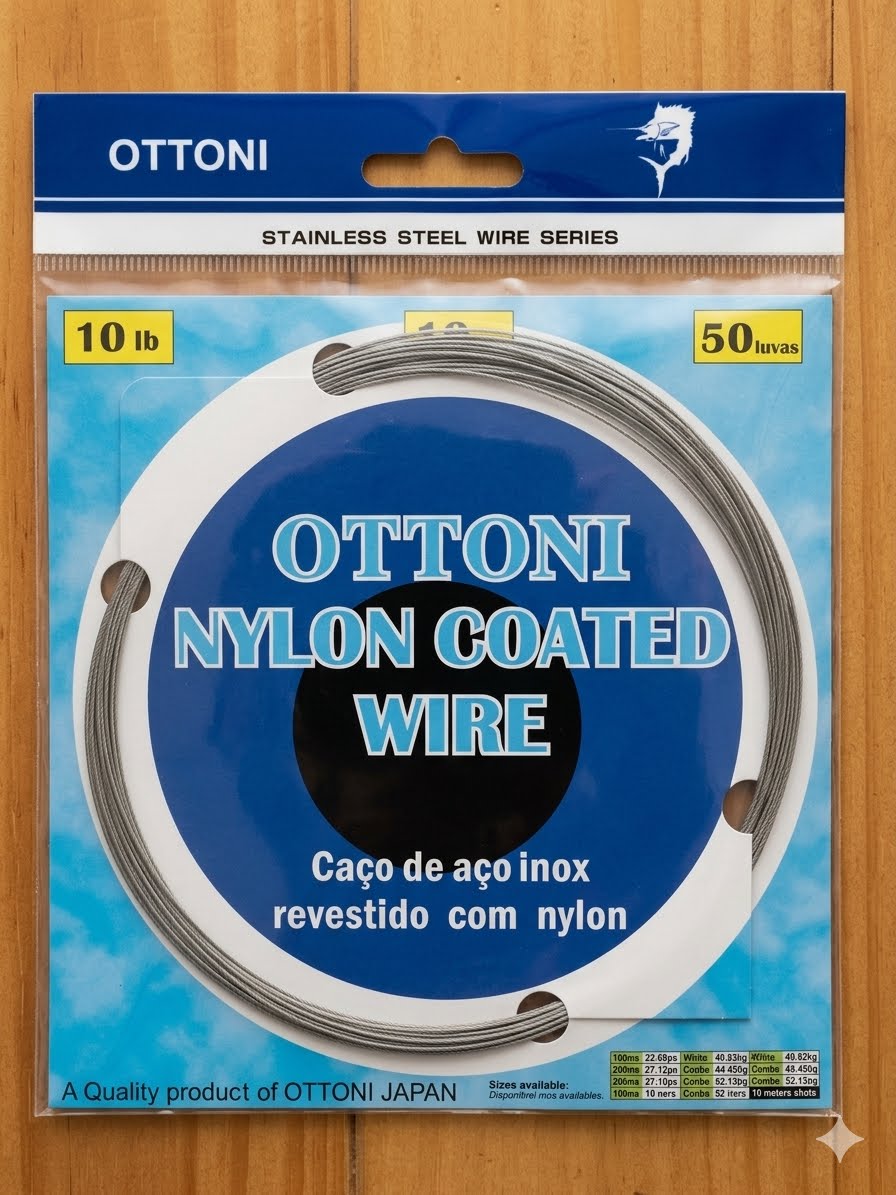 CABLE ACERO OTTONI 10LBX10M + 50TUBITOS