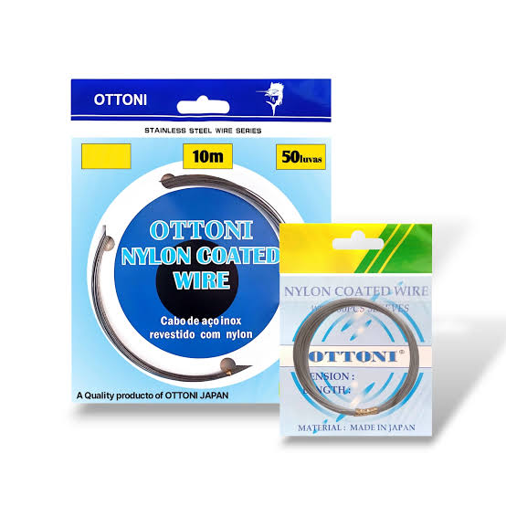 CABLE ACERO OTTONI 40LBX10M + 50TUBITOS