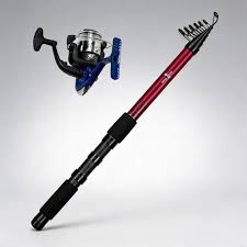 COMBO ROCKET CAÑA TELESCOPICA + REEL FRONTAL
