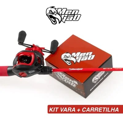 COMBO KAWANA REEL PERFIL BAJO + CAÑA 1.45M 10-20