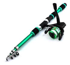 COMBO ROCKET CAÑA TELESCOPICA + REEL FRONTAL