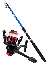 COMBO ROCKET CAÑA TELESCOPICA + REEL FRONTAL