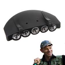 LINTERNA FRONTAL PARA GORRAS A PILA