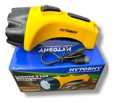 LINTERNA HYTOSHY 4 LED RECARGABLE