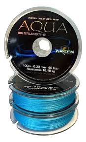 MULTIFILAMENTO ARGENFISH AQUA X4 0,25MM 10X100M